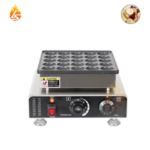 China Factory 25 Holes Mini Pancake Machine Automatic Commercial Muffin Non-sticking Poffertjes Making