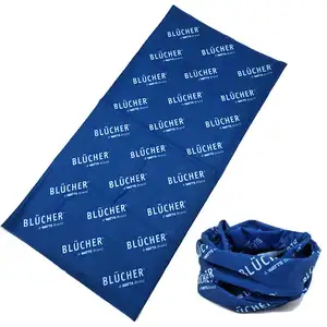 Wholesale custom design printed logo buffs seamless tube tubular bandana scarf face cover neck gaiter for sports