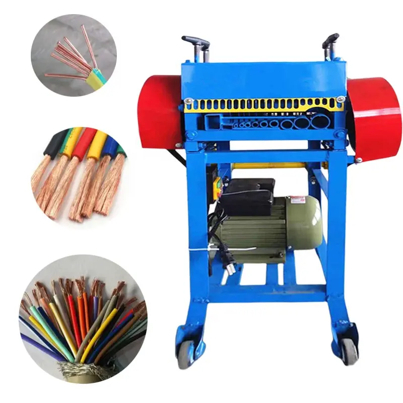 Automation Cable Copper Wire Granulator Cable Recycling Cutting and Stripping Separation Machine
