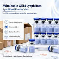 Peptide de cuivre bleu GHK-CU50 en poudre lyophilisée pour le commerce extérieur, haute pureté, raffermissant, traitement OEM