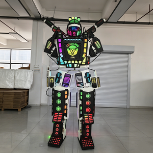 Traje <span class=keywords><strong>de</strong></span> Robot Gigante Luminoso con Luces LED Eléctricas para Actuaciones <span class=keywords><strong>de</strong></span> Baile en Fiestas <span class=keywords><strong>de</strong></span> Navidad y Halloween, con Pantalla en el Pecho - Product Image 1