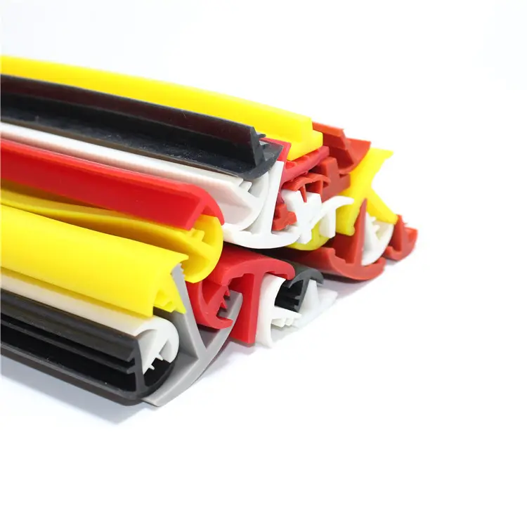 Extrusie Hoge Temperatuur Oven Deur Siliconen Rubber Afdichting Strip