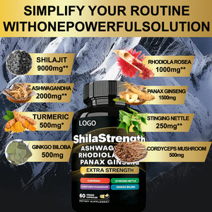 OEM ODM 올인원 1 보충제 실라지트 Fulvic 미네랄 바다 모스 Ashwagandha <span class=keywords><strong>Rhodiola</strong></span> <span class=keywords><strong>Rosea</strong></span> 붕소 과산 캡슐 남성용 - Product Image 3