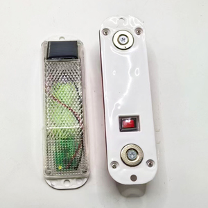 Projecteur de signalisation LED solaire extérieur à aimant puissant, en plastique de qualité supérieure, avec boîtier IP68, longue durée de vie, pour cônes de signalisation routière - Product Image 2