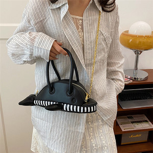 Bolsa Criativa Pequena 2025 Nova Bolsa de Ombro em Forma de Golfinho Fofa para Meninas - Product Image 6