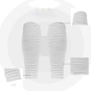 Logo personnalisé Chaussettes froissées Plaque arrière Football Hommes Football Veau <span class=keywords><strong>Manchon</strong></span> de compression - Product Image 4