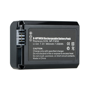แบตเตอรี่กล้องดิจิตอล NP-FW50 7.2โวลต์980มิลลิแอมป์ต่อชั่วโมงสำหรับ A3000 A6100โซนี่ A3500 <span class=keywords><strong>A5000</strong></span> A5100 A6000 A6400 A6300ที่มีใบรับรอง msds - Product Image 4