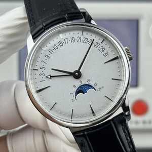 Reloj multifunción de alta calidad para hombre con fase lunar blanca: reloj mecánico de lujo, estilo empresarial y resistente al agua - Product Image 3