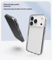 Coque de téléphone UV avec plaque arrière séparable pour iPhone 16 Pro Max, accessoires de téléphone portable en gros, emballage individuel détachable