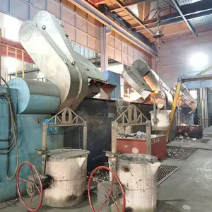 1 Ton Capacity Cast Billet Furnaces For Melting Scrap Iron Production Continuous