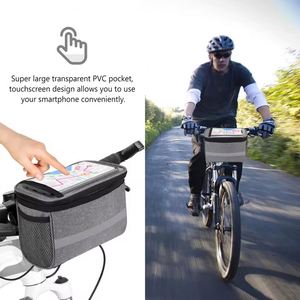 Sac de vélo isotherme pour guidon, panier de guidon, sacoche de vélo avec éléments réfléchissants - Product Image 5