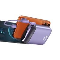 Batterie externe Z2 10000mAh, charge rapide 22.5W, câble Type-C, batterie externe portable, design fin pour smartphone, utilisation quotidienne