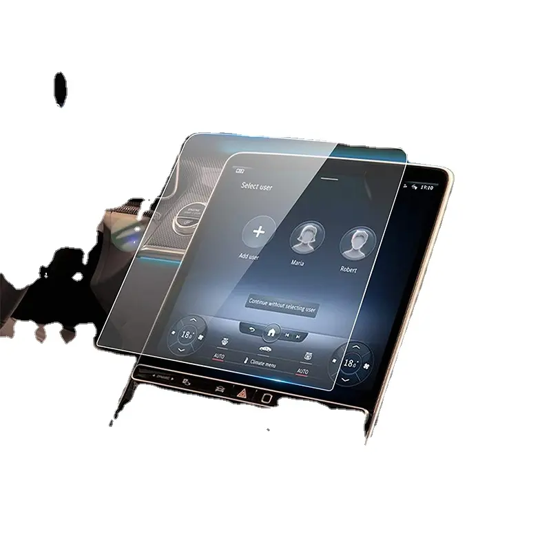 Yeni araba aksesuarları navigasyon dokunmatik ekran koruyucu Film için mercedes-benz S sınıfı W223 12.8 inç otomatik GPS radyo ekran film