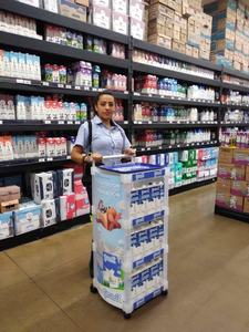 Étagères <span class=keywords><strong>de</strong></span> présentation en plastique, 2 pièces, pour le spectacle du commerce, présentoir Portable avec couches pour Chips <span class=keywords><strong>de</strong></span> pommes <span class=keywords><strong>de</strong></span> terre et collations - Product Image 3