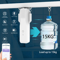 SZMYQ Tuya Smart WiFi, Control Inteligente por Voz con Alexa, Robot para Cortinas con Batería, Motor Universal para Cortinas