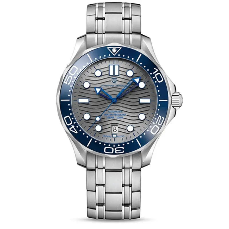 2021 PAGANI DESIGN PD-1685ผู้ชายนาฬิกา Luxury Sapphire คริสตัลผู้ชายแฟชั่นกีฬา Diver นาฬิกากันน้ำ Montre Homme