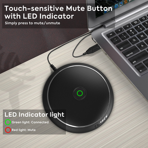 CMTECK CM003 Portable USB <strong>Computer</strong> Desktop Condenser <strong>Microphone</strong> 360&deg;Omni-directional Conference Mic <strong>for</strong> Meeting Studio Recording - Product Image 2