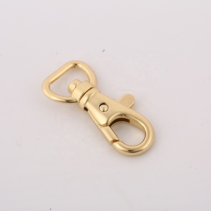 Sang Trọng Lớn Kẽm Hợp Kim Vàng Xoay Snap Hook | Thân Thiện Với Môi Hình Bầu Dục Cơ Sở Kim Loại <span class=keywords><strong>Clasp</strong></span> Cho Thiết Kế Phụ Kiện Túi Xách - Product Image 5