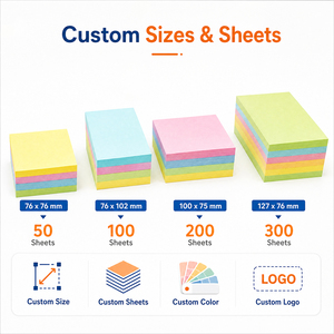 Wholesale Business <strong>Sticky</strong> <strong>Notes</strong> Rectangle <strong>Custom</strong> Logo Repositionable Meeting Record <strong>Sticky</strong> <strong>Notes</strong> Supplier - Product Image 3
