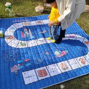 Tapis de pique-nique extérieur Sortie de printemps Sortie d'automne Tapis de station balnéaire résistant à l'humidité Coussin Oxford - Product Image 4