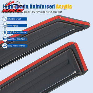 Deflector de Ventana Lateral para Toyota Highlander 08-13, Parasol Acrílico Contra la Lluvia - Product Image 2