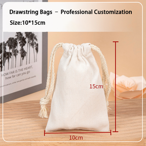 WML046 <strong>2026</strong> Custom Creative Canvas <strong>Promotional</strong> Gift Pouch Drawstring Bags with logo Pattern Print - Product Image 4