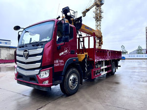 מנוף משאית 4x2 עם זרוע טלסקופית 8 טון, מנוף נייד קטן לעבודות הרמה באתר בנייה - Product Image 6