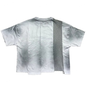 เสื้อยืดโอเวอร์ไซส์ผ้าฝ้ายถัก 100% ตัดเย็บแบบต่อผ้า ทรงครอป หนานุ่ม ทรงบ็อกซี่ พิมพ์ลาย DTG ดีไซน์เรียบง่าย ระบายอากาศได้ดี - Product Image 2