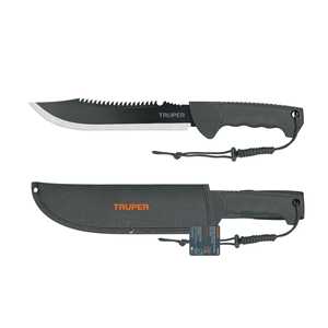 Machete Truper MACH-10X de 10 Pulgadas con Doble Filo, Mango Inyectado y Funda para Equipo de Seguridad y Supervivencia - Product Image 2