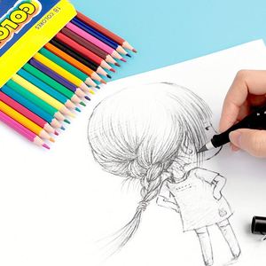 X1115 Juego de Lápices de Colores de Madera para Estudiantes de Arte, 12, 18, 24, 36 Piezas, Cajas de Lápices de Colores para Niños - Product Image 3