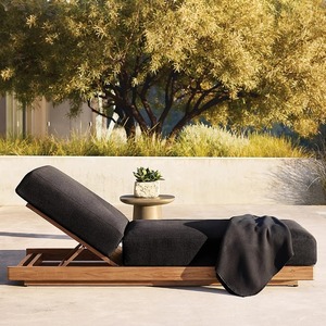 Ensemble de canapés en teck confortable et luxueux pour toutes les saisons, fauteuil pivotant moderne pour salon de villa, mobilier d'extérieur - Product Image 4