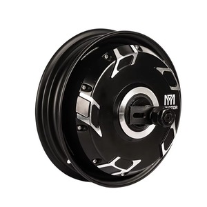 Moteur de moyeu à rayons <span class=keywords><strong>YUMA</strong></span> 5500W <span class=keywords><strong>10</strong></span> pouces ZX213, efficacité IE4, montage sur bride, étanche IP67, sans balais, pour trottinette électrique et moto - Product Image 2