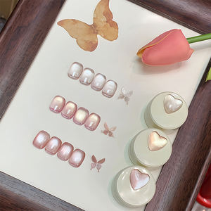 AILANUO 3-color small fairy powder cat-eye series <b>gel</b> <b>nail</b> <b>polish</b> series OEM 15 ml cat-eye <b>gel</b> <b>polish</b> polishing salon supplies - Product Image 3