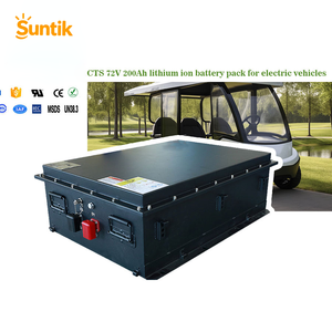 Batterie au lithium-ion LiFePO4 Suntik pour véhicules électriques, chariots élévateurs et voiturettes de golf - 48V-144V 10-30kW 3000 cycles -20C~60C - Product Image 1