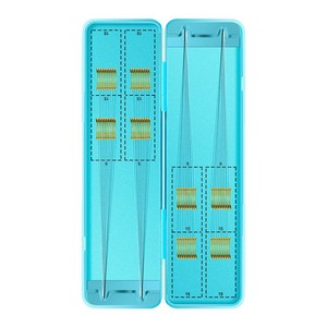 Ensemble de pêche authentique à double hameçon, ligne en nylon pré-nouée prête à l'emploi pour la pêche à la carpe crucian en rivière avec hameçons à manchon doré - Product Image 1