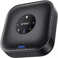 Altavoz para Conferencias EMEET M0 Plus, 4 Micrófonos con IA 360° °   Altavoz USB C con Captación de Voz y Reducción de Ruido, Altavoz para Conferencias