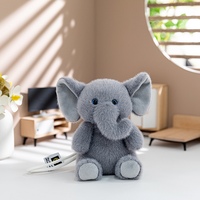 Porte-clés mini éléphant en peluche Kawaii, pendentif doux en forme d'éléphant, ornement de sac à dos, cadeau d'anniversaire