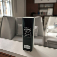JH Belle boîte de conserve rectangulaire octogonale noire écologique pour le stockage du vin, du whisky et de la vodka pour les sandwichs au pain à mâcher au lait