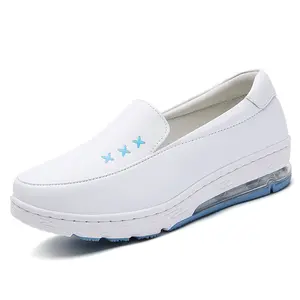 New Anti Slip And High Height Female Nurse Shoes With Soft Sole And Breathable Work Shoes