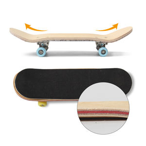 لعبة لوح التزلج الصغيرة الخشبية الاحترافية ، ألواح الأصابع الفارغة المخصصة ، قشرة القيقب ، رسومات نقل الحرارة - Product Image 5