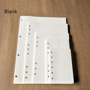 Recambio de Papel para Cuaderno Espiral, 40 <span class=keywords><strong>Hojas</strong></span> <span class=keywords><strong>con</strong></span> Cuadrícula de <span class=keywords><strong>Puntos</strong></span>, <span class=keywords><strong>Hojas</strong></span> Sueltas para Carpetas de Anillas, Recambio para Papel de Agenda Filofax - Product Image 4