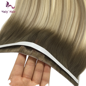 Bán buôn phần mở rộng tóc Trinh Nữ cho Ombre màu sắc vô hình nhất tiêm Băng Nhà cung cấp lỏng sâu sóng trung quốc tóc con người phong cách - Product Image 4