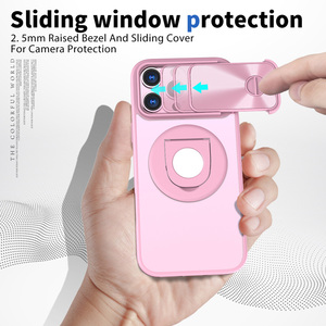 Anti-empreintes digitales sensation de peau 360 degrés porte-anneau <span class=keywords><strong>coque</strong></span> de téléphone pour IPhone16 17 Pro Max lentille sauvegarde <span class=keywords><strong>coque</strong></span> de téléphone - Product Image 3