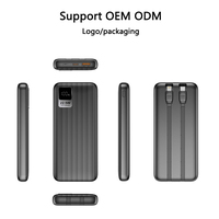 Power Bank Portabel 50000mAh Pengisian Cepat 22.5W Layar LED Pengisi Daya Ponsel Portabel untuk Ponsel 17/16pro