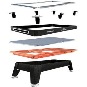 <b>7ft</b> Luxury <b>Pool</b> <b>Table</b> Tournament Edition Slate Billiard <b>Table</b> Home Game Room Luxury Compact <b>Folding</b> - Product Image 3