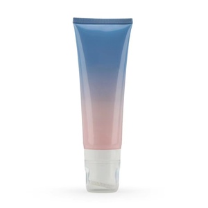 Tube cosmétique vide personnalisable de 15g avec tête de brosse en silicone et capuchon en acrylique, emballage souple pour soins de la peau, vente en gros - Product Image 1