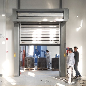 Nuevo Lanzamiento de puerta de garaje con rodillo aislado de alta velocidad, venta al por mayor industrial, puerta rápida de aleación de aluminio para estación de monitoreo de seguridad - Product Image 5