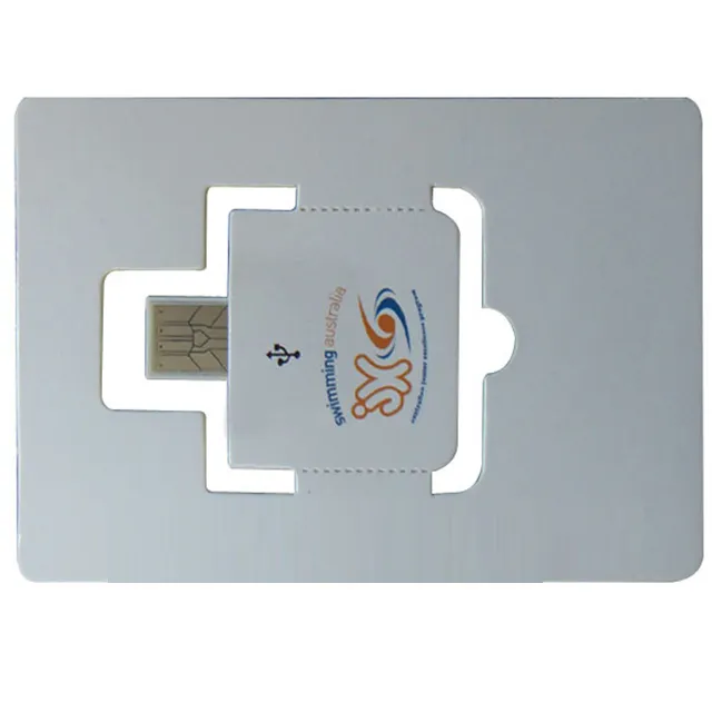 Webkey Kartu USB 1 Halaman Flyer 16MB Webkey Alat Pemasaran Kertas Kartu USB