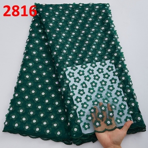 2816 di alta qualità Guipure francese <span class=keywords><strong>Tulle</strong></span> netto pizzo con pietre per abito da sposa <span class=keywords><strong>rosa</strong></span> ricamato 3D fiori di pizzo francese con perline - Product Image 5