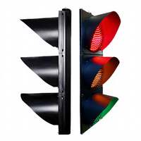 Feu de signalisation extérieur 200mm 300mm 400mm Rouge/Jaune/Vert, Feu de signalisation LED sphérique complet, Feu de signalisation de sécurité routière